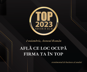 Topul 300 Național al Firmelor Private din România ediția a-31-a 1 noiembrie la Ateneul Roman 2023 CNIPMMR