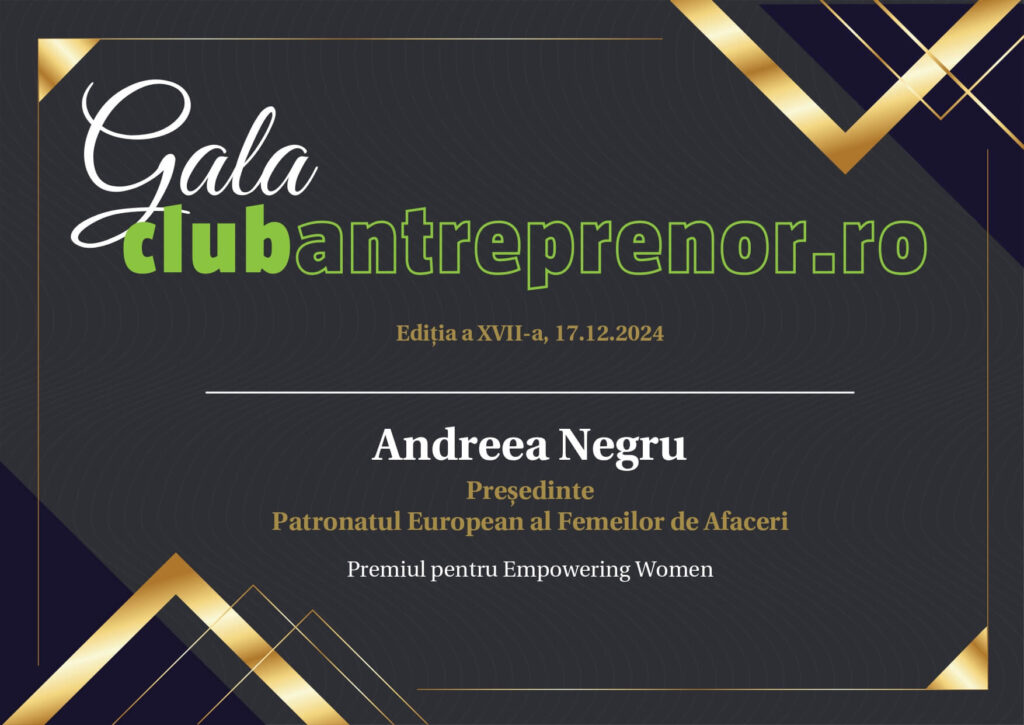 Diploma Andreea Negru
