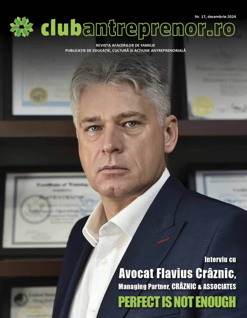 Revista Club Antreprenor, Ediția a XVII-a, decembrie 2024 coperta 1