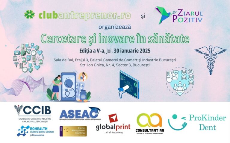 Cercetare și inovare în sănătate - Ediția a V-a 30 ianuarie 2025 editia 5
